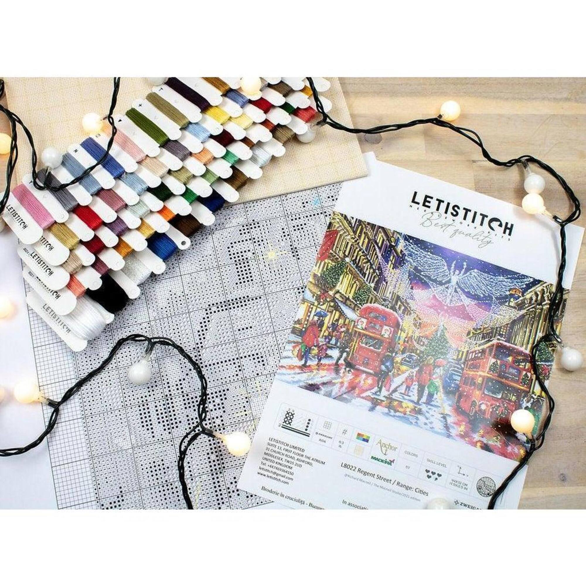 Letistitch Regent Street/Range: Cities Counted Cross Stitch Kit